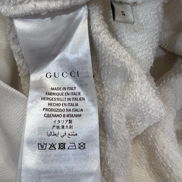 Gucci Cream Tennis Motif Sweatshirt - Picture 10 of 11